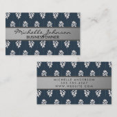 Botanisch patroon visitekaartje (Voorkant / Achterkant)