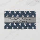 Botanisch patroon visitekaartje (Voorkant)