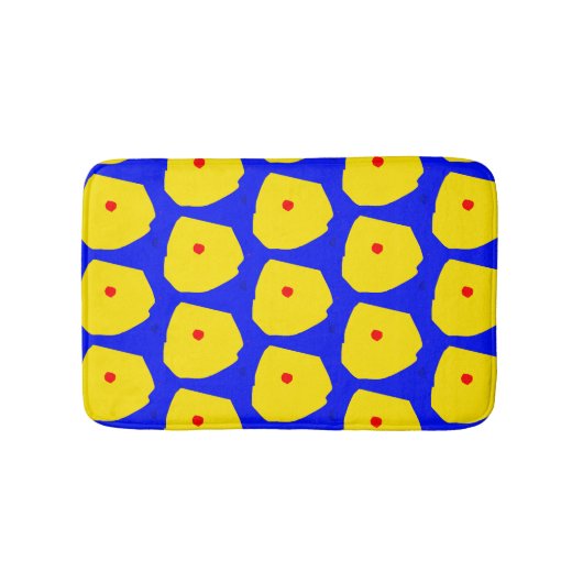 Botanisch patroonbakker badmat (Voorkant)