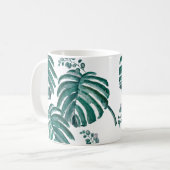 Botanisch Plant afdrukken Tropisch schilderen Koff Koffiemok (Voorkant links)