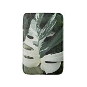 Botanisch Plant met variëteit Zwitserse kaas Badmat (Voorkant Verticaal)