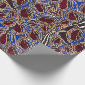 Botanisch pochoir patroon ten oosten van Samarkand Cadeaupapier (Hoek)