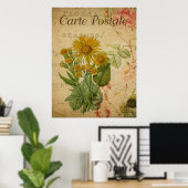  Botanisch Poster - Marigold (Thuiskantoor)