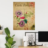  botanisch Poster - Morning Glory (Thuiskantoor)