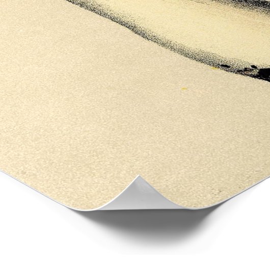  botanisch Poster - paddenstoel (Hoek)