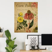 Botanisch Poster - Rudbeckia (Thuiskantoor)