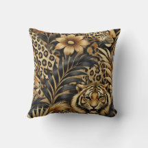 Botanisch printpatroon van dieren