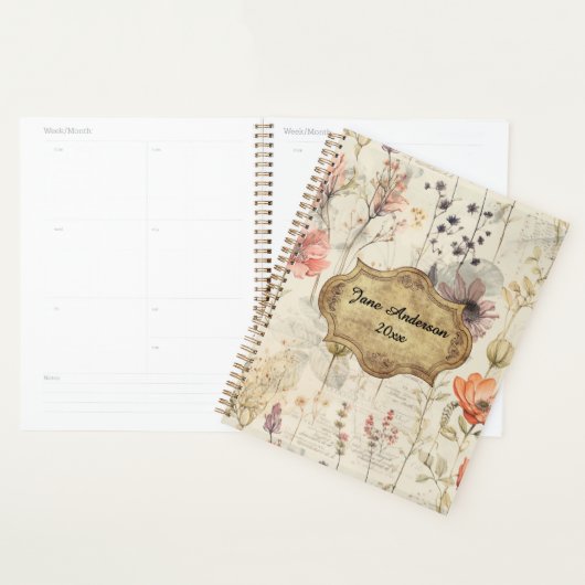 Botanisch rommeljournaal planner (Display)