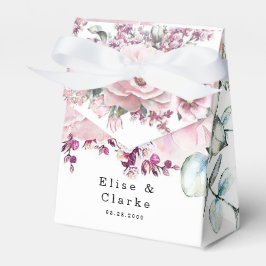 Botanisch Roos Gold Floral Eucalyptus Weddenschap Bedankdoosjes