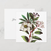 Botanisch Roos met kerstmis Vloer Bouquet (Voorkant / Achterkant)