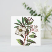 Botanisch Roos met kerstmis Vloer Bouquet (Staand voorkant)