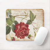 Botanisch Roos Mousepad Muismat (Met muis)