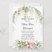 Botanisch roze Vrijgezellenfeest van de wei Kaart (Voorkant)