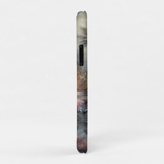 botanisch schilderij flamingo's aanpasbaar Case-Mate iPhone case (Achterkant/rechts)