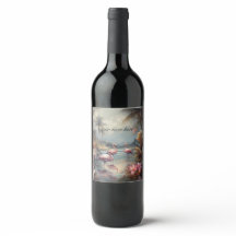 botanisch schilderij flamingo's aanpasbaar