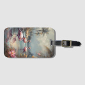  botanisch schilderij flamingo's en bloemen bagagelabel (Voorkant (horizontaal))