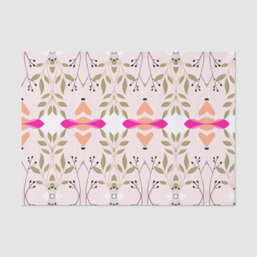 Botanisch schoonheidspapier-elegant weefselpapier tissuepapier (Voorkant)