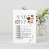 Botanisch script de nacht voor kaart (Staand voorkant)