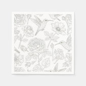  botanisch servet (Voorkant)