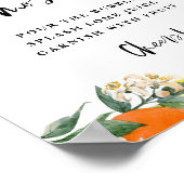 Botanisch Sinaasappel en Lemon Momosa Bar Baby sho Poster (Hoek)