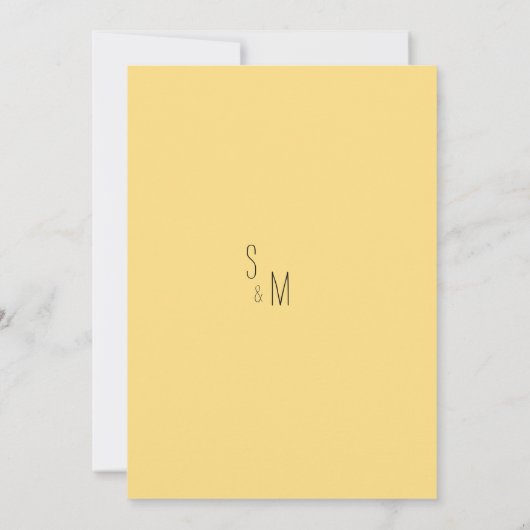 Botanisch sinaasappel geel roze bloemig Save the D Kaart (Achterkant)