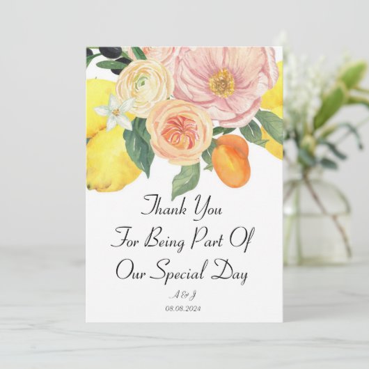 botanisch sinaasappel kaart (Staand voorkant)