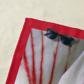 Botanisch Sluiten Foto Amaryllis Flower Strandlaken (In situ)