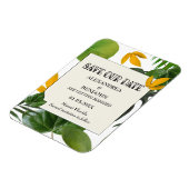 Botanisch sparen de datum tropische palmen magneet (Linkerzijde)