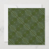 Botanisch sparen de datum tropische palmen save the date (Achterkant)