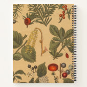  botanisch spiraal Notitieboek (Achterkant)