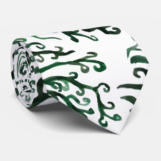 Botanisch Stropdas (Opgerold)