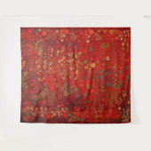 Botanisch Tapijt - Impressionistische Bloemen op R Wandkleed (Voorkant (horizontaal))