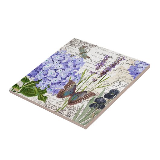 Botanisch Tegeltje (Zijkant)