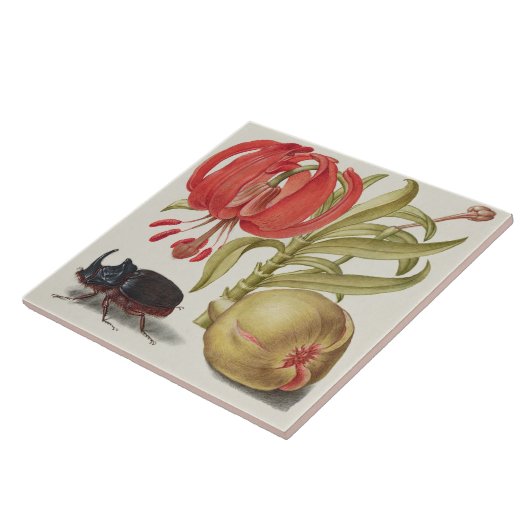  Botanisch Tegeltje (Zijkant)