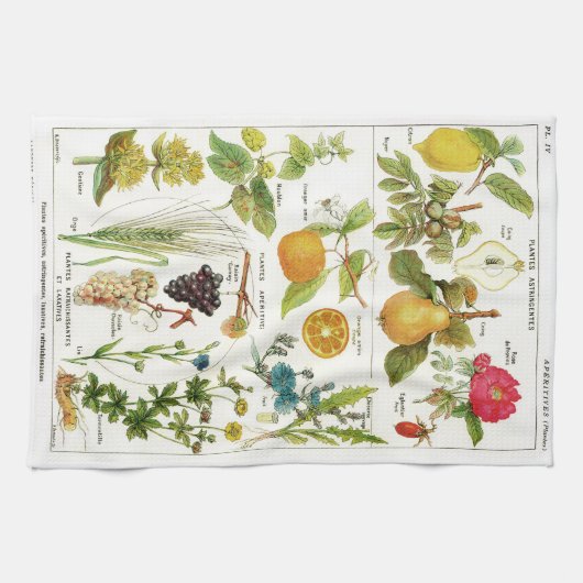 Botanisch Theedoek (Horizontaal)