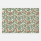 Botanisch thema inpakpapier vel (Voorkant)