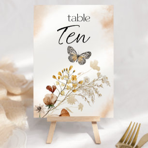  Botanisch Tiny Floral Weddenschappen Kaart