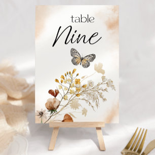  Botanisch Tiny Floral Weddenschappen Kaart