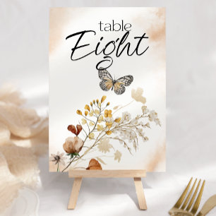  Botanisch Tiny Floral Weddenschappen Kaart