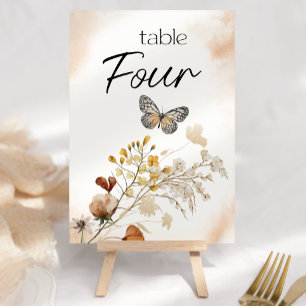  Botanisch Tiny Floral Weddenschappen Kaart