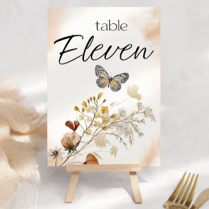  Botanisch Tiny Floral Weddenschappen Kaart