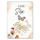  Botanisch Tiny Floral Weddenschappen Kaart (Voorkant)