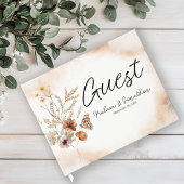  Botanisch Tiny Floral Wedding Guest Book Gastenboek