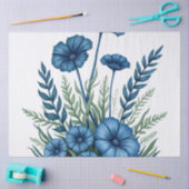 Botanisch tissuepapier met elegante bloemendesign (Craft)