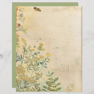 Botanisch Tuin Scrapbook Papier