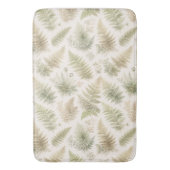 Botanisch varenpatroon badmat (Voorkant Verticaal)