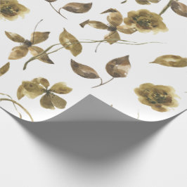 Botanisch verpakkingspapier cadeaupapier