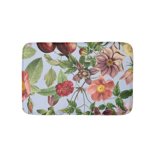 Botanisch vintage ontwerp badmat (Voorkant)