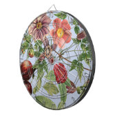 Botanisch vintage ontwerp dartbord (Voorkant Rechts)
