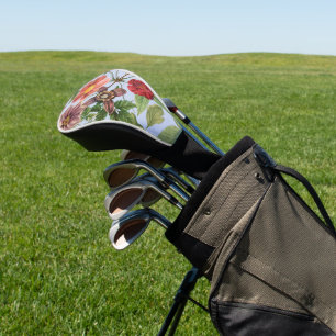 Botanisch vintage ontwerp golfheadcover